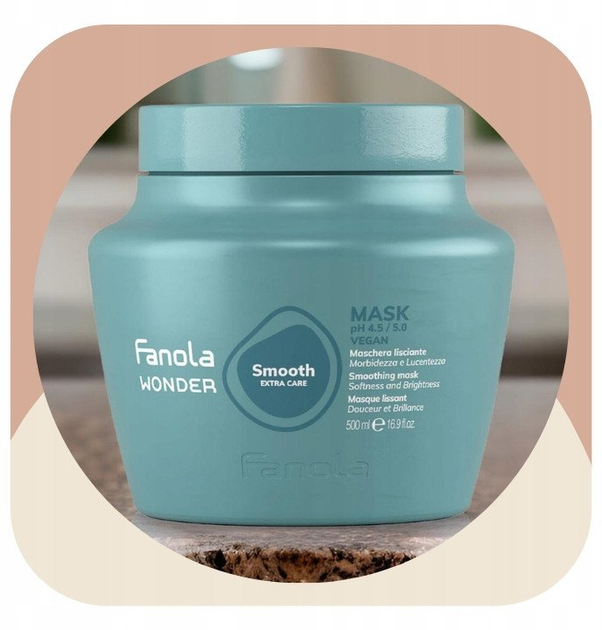 Маска для волосся Fanola Wonder Smooth Extra Care розгладжувальна 500 мл (8008277766362) - зображення 3