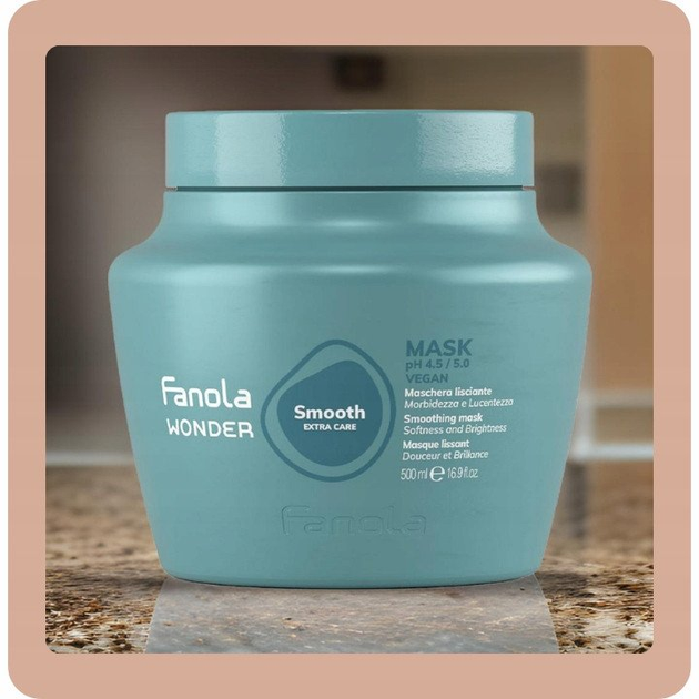 Маска для волосся Fanola Wonder Smooth Extra Care розгладжувальна 500 мл (8008277766362) - зображення 4