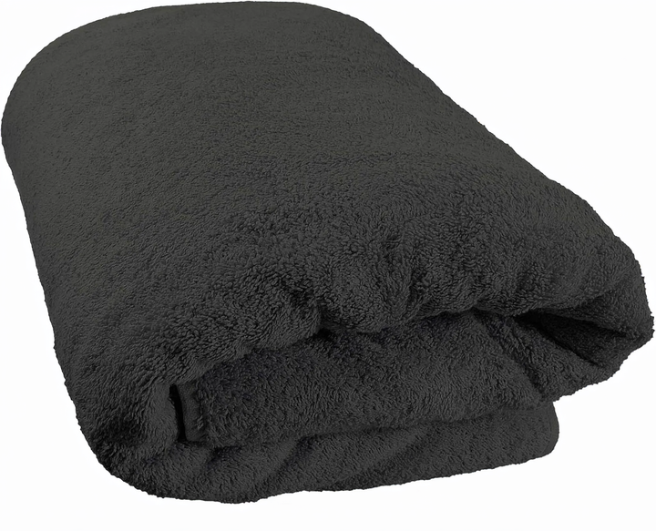 Ręcznik Lanudo Pure Line bawełniany Ciemno-szary 80 x 200 cm (4053855207984) - obraz 1