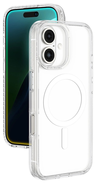 Etui AMAZINGthing Titan Pro Mag Case z pierścieniem magnetycznym do Apple iPhone 16 Plus Transparent (4896238000471) - obraz 1