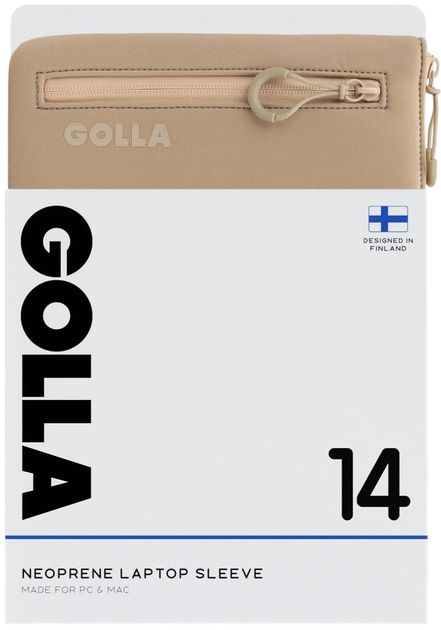 Etui na laptopa Golla Neoprene Sleeve 14" Coffee (7319926016600) - obraz 3