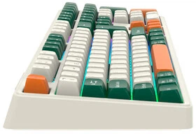 Klawiatura bezprzewodowa Canyon Shadder GKW-11 RGB Silent Wireless/Bluetooth/USB White (CND-SKBW11) - obraz 4
