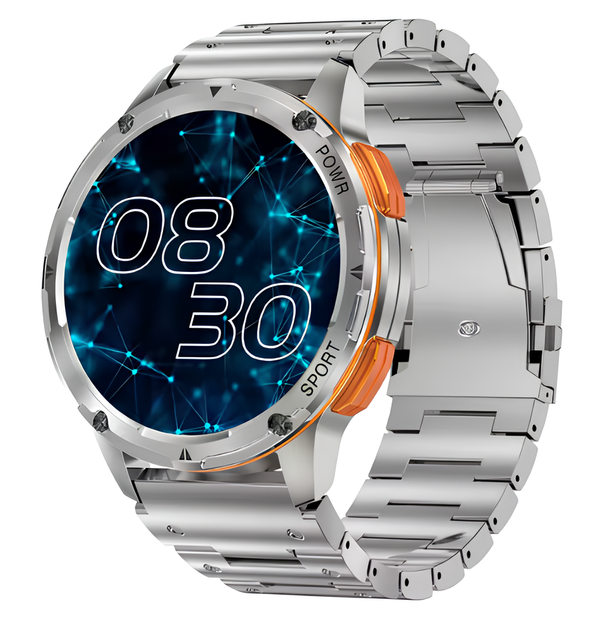 Смарт часы для мужчин UWatch AMOLED с пульсометром Серый - Фото 3 Смарт часы для мужчин UWatch AMOLED с пульсометром Серый - изображение 3