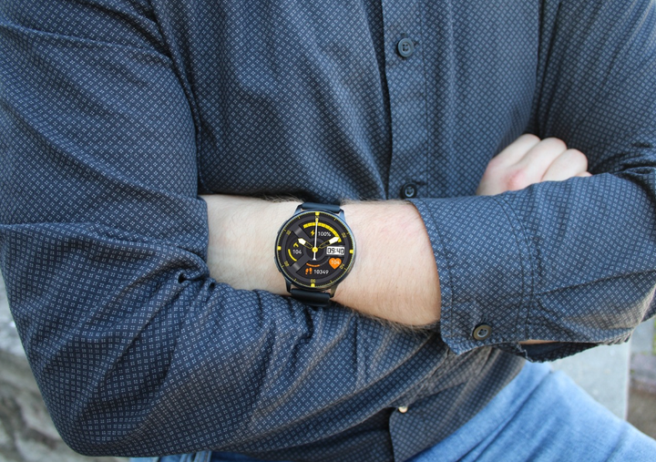 Жіночий смарт годинник UWatch Melisia водонепроникний сталевий з двома ремінцями Чорний - зображення 10