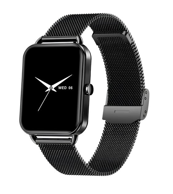 Женские умные часы UWatch для Android и IOS с функцией разговора и ответа на звонок водонепроницаемые Чёрный - изображение 5