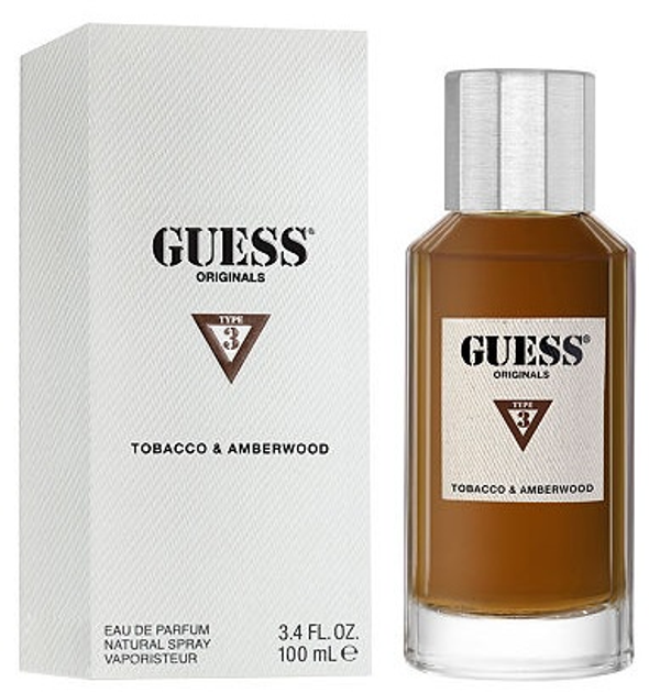 Парфумована вода унісекс Guess Originals Type 3 Tobacco & Amberwood 100 мл (85715323217) - зображення 2