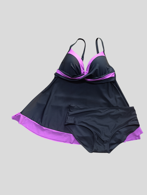 Танкини с плавками Fuba 25061106 Черный бедра 111-115 см ; 52 (3XL) грудь 4D - Фото 4 Танкини с плавками Fuba 25061106 Черный бедра 111-115 см ; 52 (3XL) грудь 4D - изображение 4
