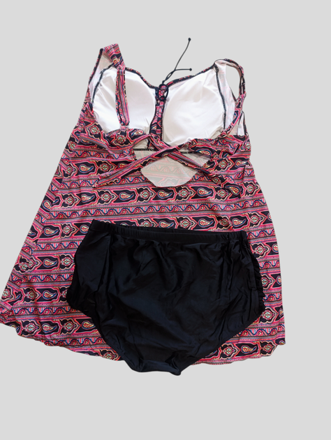 Танкини с плавками Sisianna 318001131 разные цвета 56 (5XL) полнота груди 3C-4D-5E ;бедра 92-95 см - изображение 2