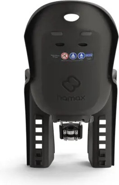 Дитяче велокрісло Hamax Amiga з замком Темно-сіре (551061) - зображення 3