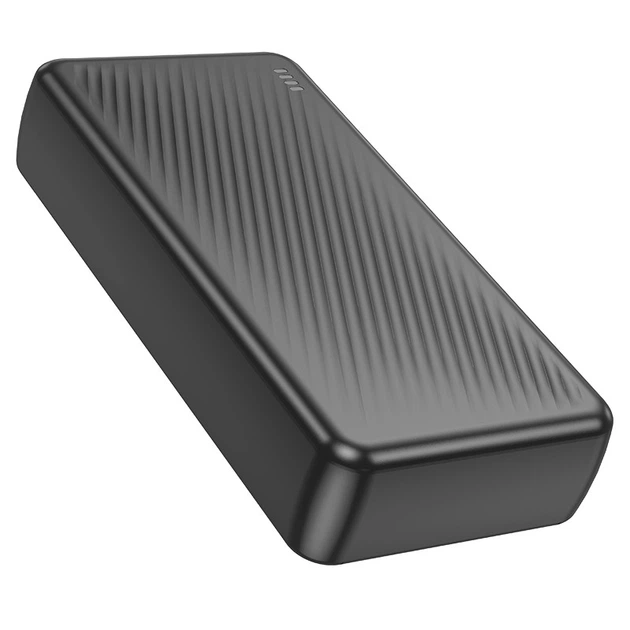 Павербанк Borofone BJ55A 20000 mAh 2A 2USB/Type-C Портативний зовнішній акумулятор PowerBank Black - Фото 3 Павербанк Borofone BJ55A 20000 mAh 2A 2USB/Type-C Портативний зовнішній акумулятор PowerBank Black - зображення 3