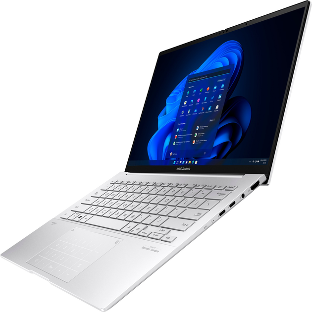 Laptop ASUS ZenBook 14 OLED UX3405CA-PZ086X (90NB14W4-M002W0) Foggy Silver + firmowy pokrowiec - obraz 5