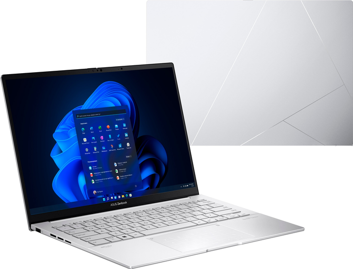 Laptop ASUS ZenBook 14 OLED UX3405CA-PZ086X (90NB14W4-M002W0) Foggy Silver + firmowy pokrowiec - obraz 7