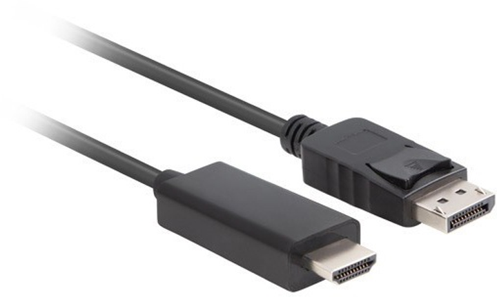 Kable Lanberg Displayport - HDMI M/M 1.8m Black (5901969438710) - obraz 3