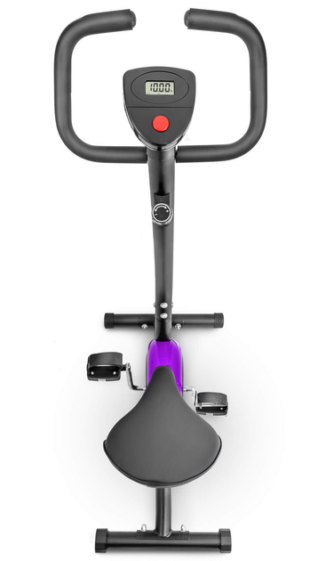 Велотренажер Hop-Sport HS-010H Rio фіолетовий. Механічний, до 120 кг, для дому, фітнесу - зображення 14