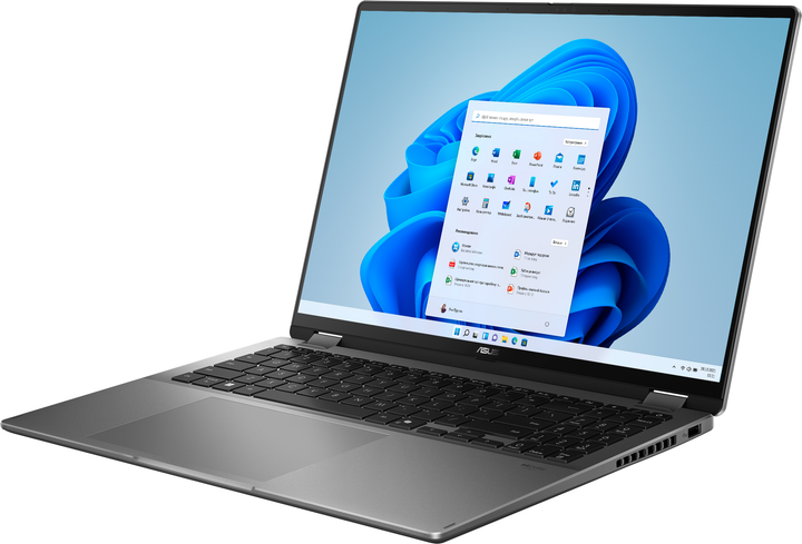 Laptop ASUS VivoBook 16 Flip TP3607SA-RJ010W (90NB1511-M000H0) Matte Gray - obraz 4