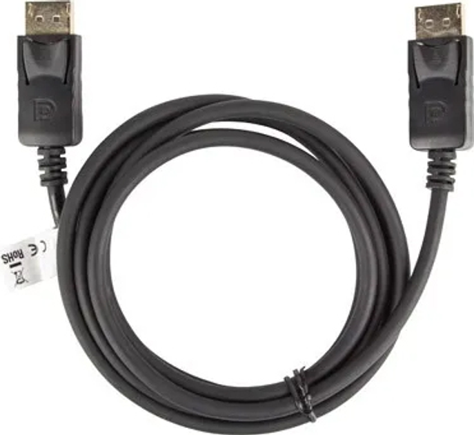Кабель Lanberg DisplayPort - DisplayPort 1 м Black (5901969413380) - зображення 3