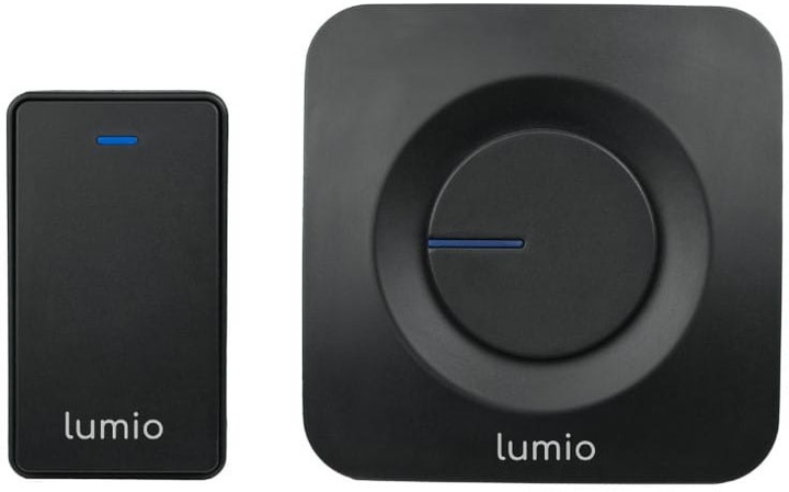 Бездротовий дверний дзвінок Lumio DB001B Black (5350673903630) - зображення 2