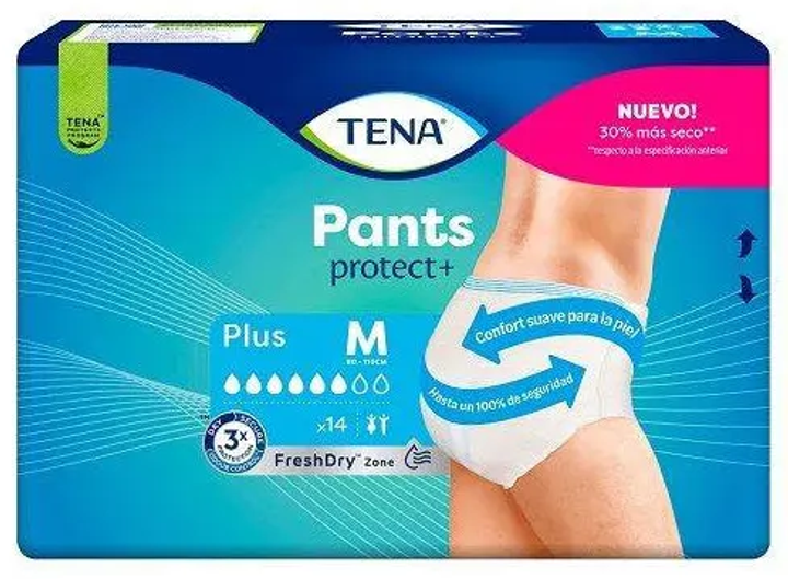 Pieluchomajtki dla dorosłych Tena Pants Plus M 14 szt (7322540574753 / 7322542285053) - obraz 1