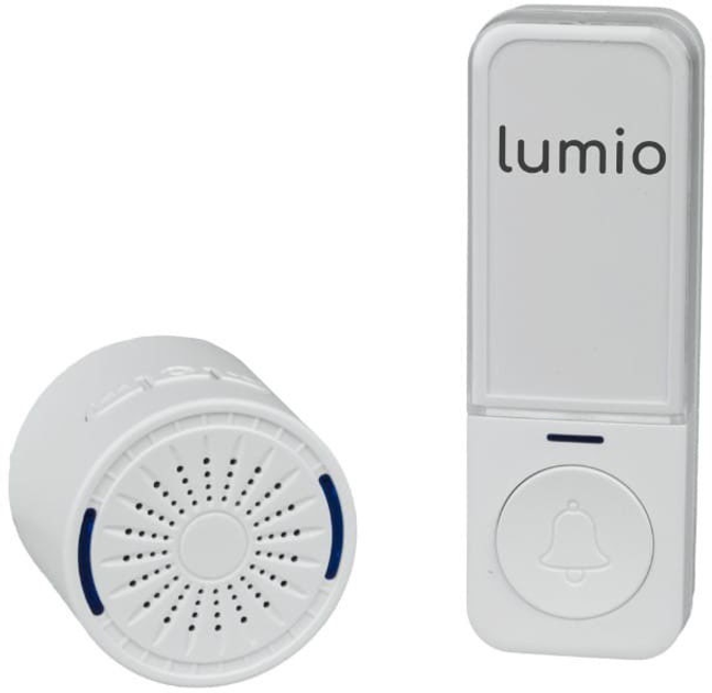 Dzwonek bezprzewodowy Lumio DB002W White (5350673903661) - obraz 2