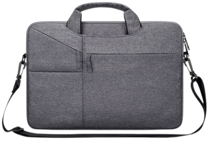 Torba do laptopa Tech-Protect PocketBag 15-16" Dark Grey (795787710555) - obraz 1