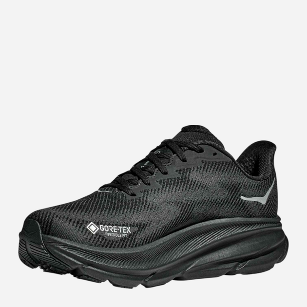 Buty do biegania męskie z Gore-tex HOKA ONE ONE Clifton 9 GORE-TEX 1141470-BBLC 46 (11.5US) Czarne (197634406916) - obraz 3