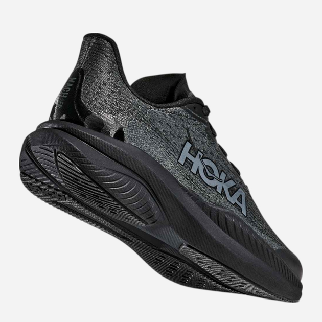 Підліткові кросівки для хлопчика HOKA ONE ONE Mach 6 1147553-BBLC 37.5 (4.5bUS) Чорні (197634712185) - зображення 5