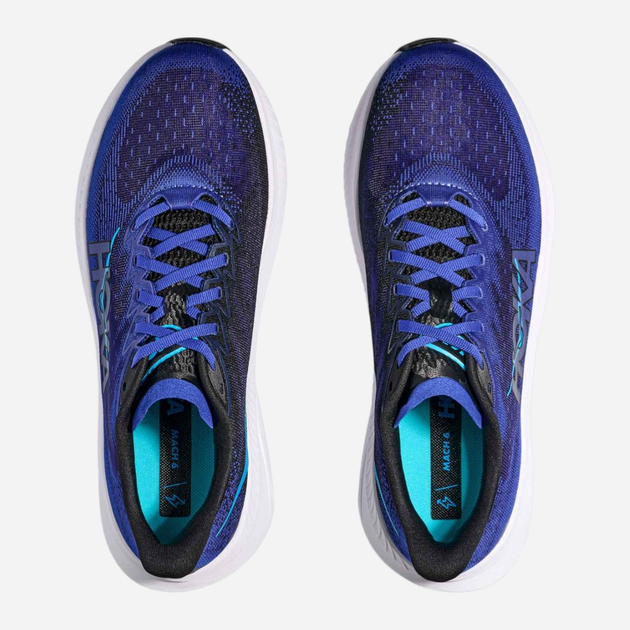 Чоловічі кросівки для бігу HOKA ONE ONE Mach 6 1147790-BNGH 42 (8.5US) Темно-сині (198605134654) - зображення 7