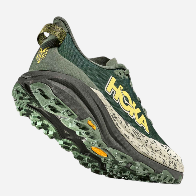 Чоловічі кросівки для бігу HOKA ONE ONE Speedgoat 6 1147791-FNS 46 (11.5US) Зелені (198605136337) - зображення 5