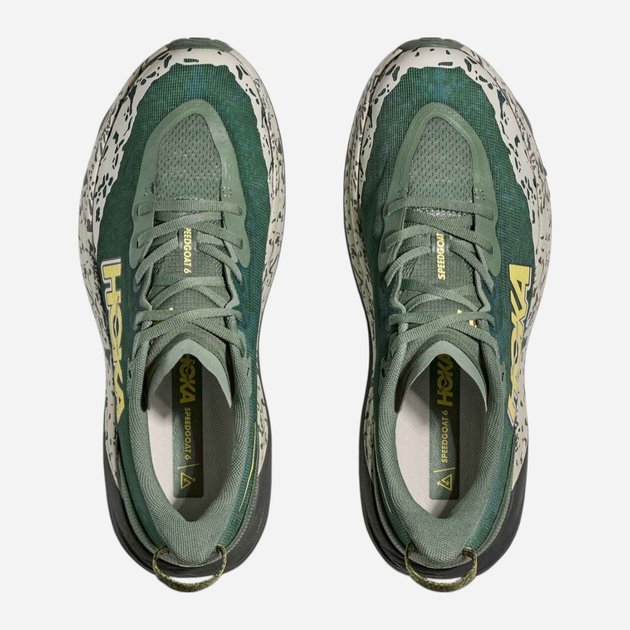 Чоловічі кросівки для бігу HOKA ONE ONE Speedgoat 6 1147791-FNS 44 (10US) Зелені (198605136290) - зображення 7
