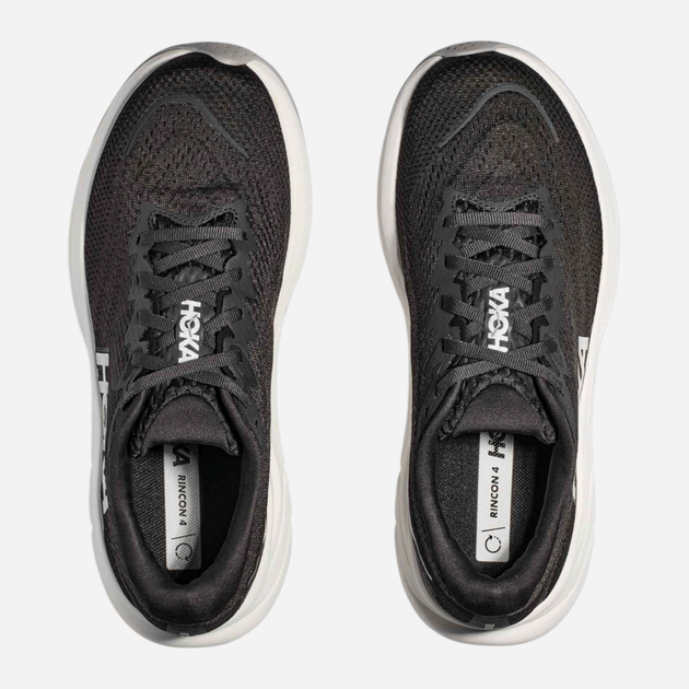 Чоловічі кросівки для бігу HOKA ONE ONE Rincon 4 1155130-BWHT 44.5 (10.5US) Чорні (197634472522) - зображення 7