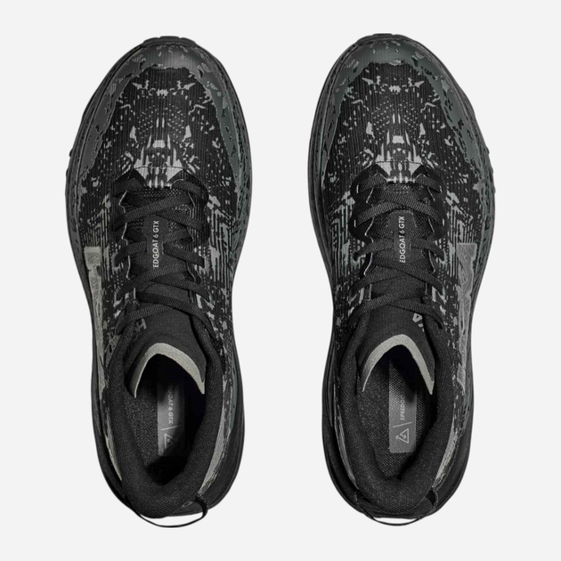 Чоловічі кросівки для бігу з Gore-tex HOKA ONE ONE Speedgoat 6 GORE-TEX 1155150-BCKT 44 (10US) Чорні (197634477541) - зображення 7