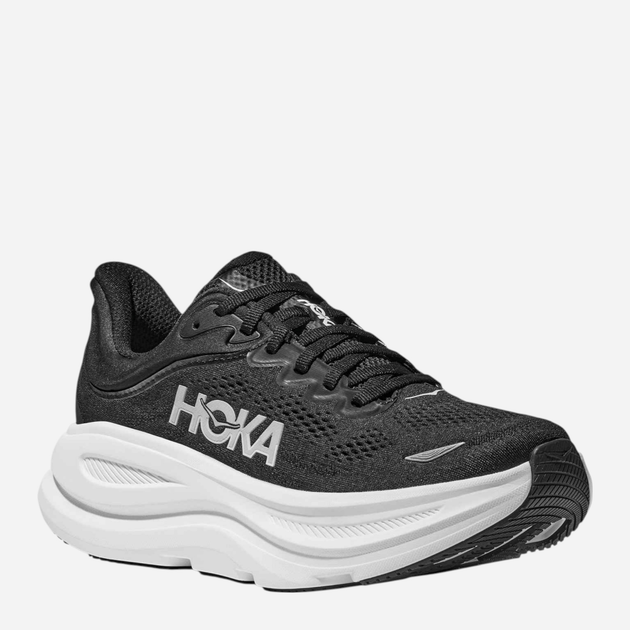 Buty do biegania damskie HOKA ONE ONE Bondi 9 1162012-BWHT 40.5 (8.5US) Czarne (197634742540) - obraz 2