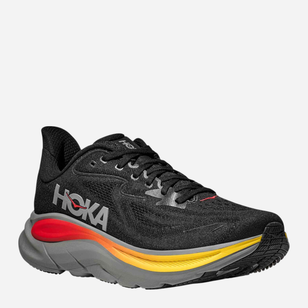 Чоловічі кросівки для бігу HOKA ONE ONE Clifton 10 1162030-BKGL 41.5 (8US) Чорні (198605255366) - зображення 2
