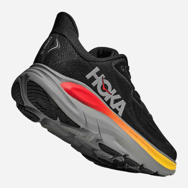 Buty do biegania męskie HOKA ONE ONE Clifton 10 1162030-BKGL 42 (8.5US) Czarne (198605255359) - obraz 5