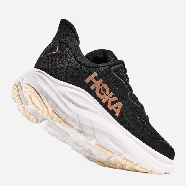 Жіночі кросівки для бігу HOKA ONE ONE Clifton 10 1162031-BRGL 40.5 (8.5US) Чорні (197634751177) - зображення 5