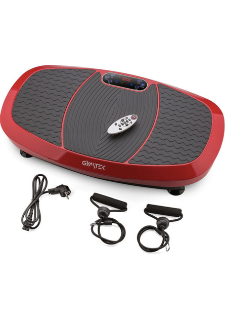 Виброплатформа 3D Gymtek XP750 Intense Red (2 мотора) до 180 кг + Эспандеры и Bluetooth - изображение 6