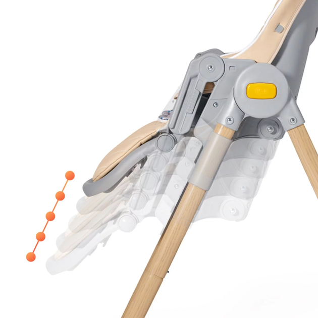 Стільчик для годування KinderKraft Lastree Grey (KHLAST00GRY0000) - зображення 9