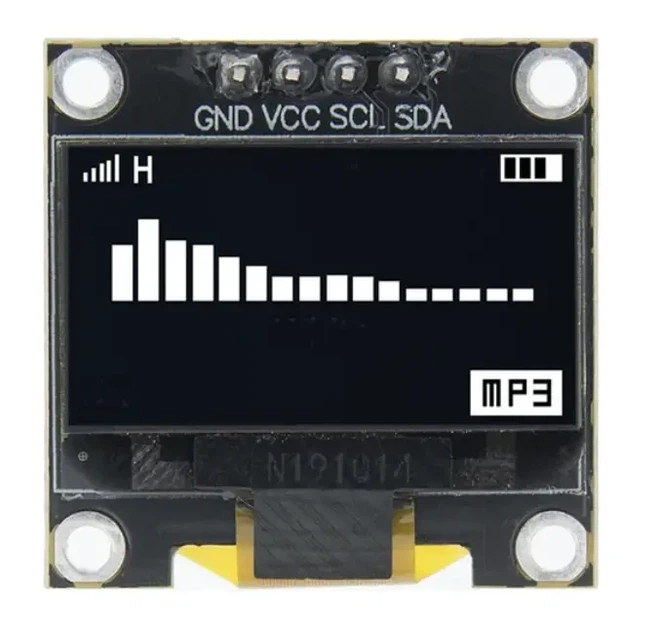OLED LCD ЖК дисплей/экран 0,96" 2,7х2,8см 128x64 IIC - белый - Фото 1 OLED LCD ЖК дисплей/экран 0,96" 2,7х2,8см 128x64 IIC - белый - изображение 1