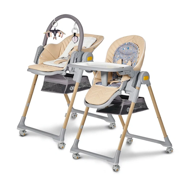 Стільчик для годування KinderKraft Lastree Beige Wood (KHLAST00BEGW000) - зображення 3