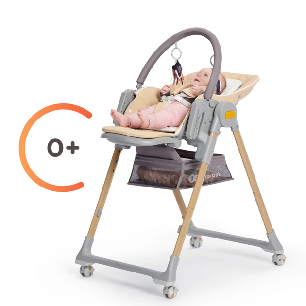 Стільчик для годування KinderKraft Lastree Beige Wood (KHLAST00BEGW000) - зображення 10