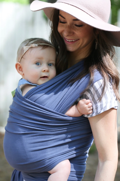 Слінг-шарф Boba Classic Wrap Vintage Blue (854086005707) - зображення 3