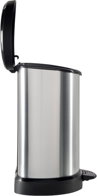 Kosz na śmieci Curver Deco srebrny 15 l (3253922120005) - obraz 5