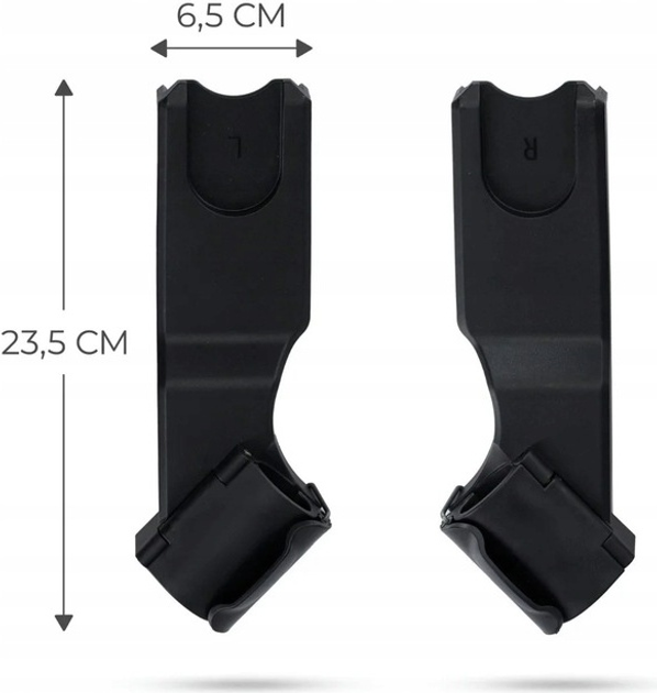 Adapter do fotelika samochodowego KinderKraft do wózka I-CARE i-Size/MINK PRO i-Size (KAADAPMITZY0000) - obraz 2