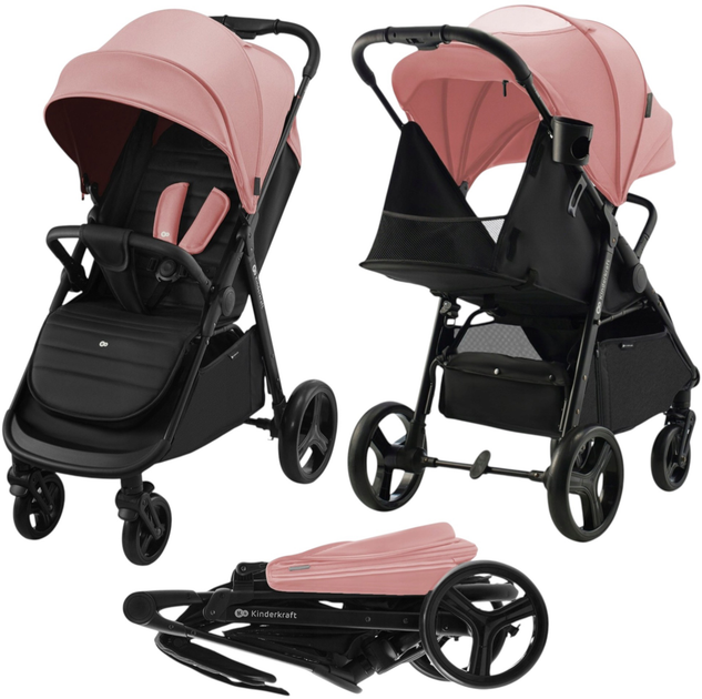 Прогулянкова коляска KinderKraft Rine Vital Pink (KSRINE00PNK0000) (5902533921713) - зображення 2