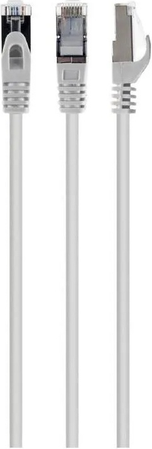 Patchcord Gembird Cat 6a SFTP, LSZH 2 m White (PP6A-LSZHCU-W-2M) - obraz 1