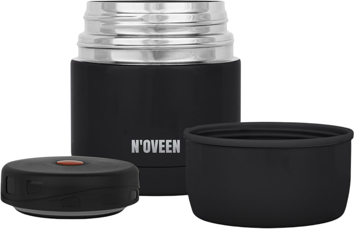 Термос для обіду Noveen чорний 470 мл (5902221623493) - зображення 3
