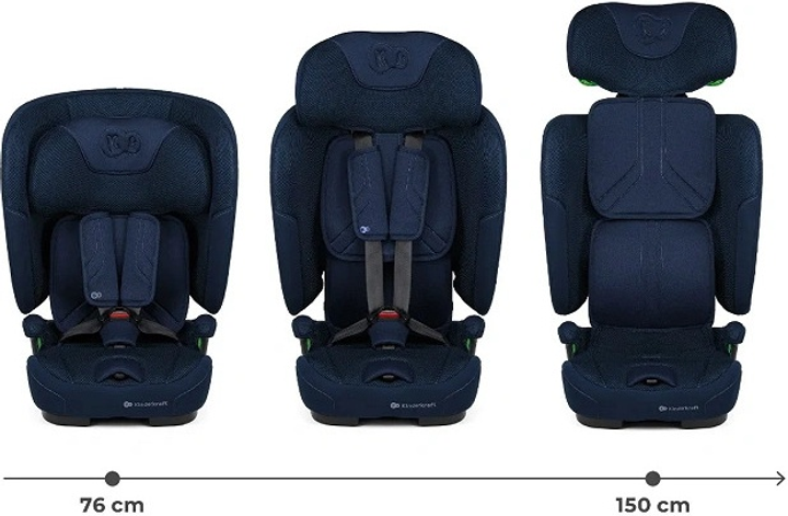 Автокрісло Kinderkraft Fix2Go i-Size Navy (KCFI2GO0NAV0000) - зображення 3