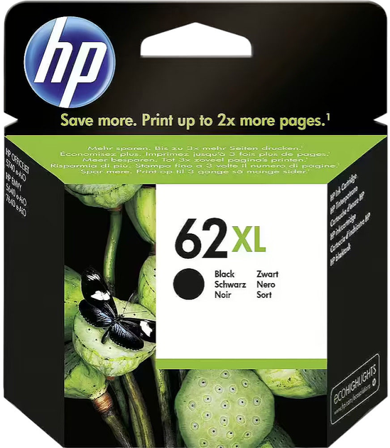 Картридж HP 62 XL C2P05AE Black (0888793376751) - зображення 1