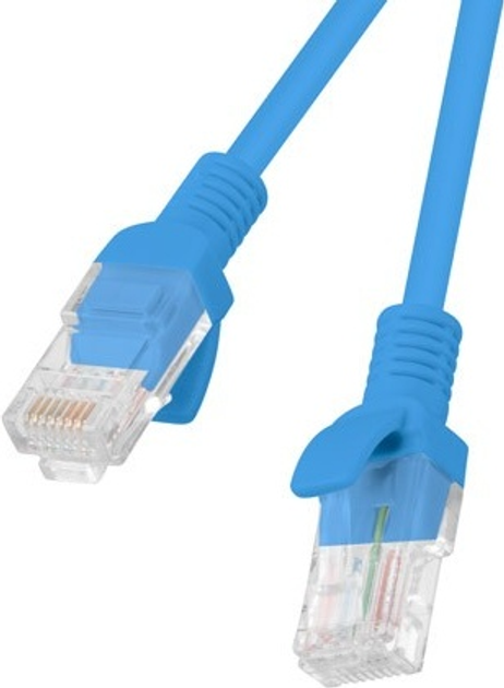 Patchcord Lanberg Cat 6 UTP 5 m Blue (PCU6-10CC-0500-B) - obraz 2