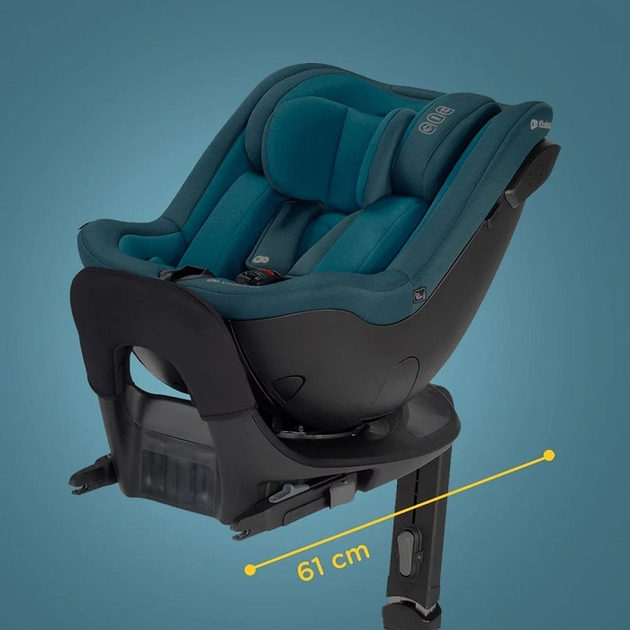 Fotelik samochodowy Kinderkraft I-GUARD i-Size Graphite Black (KCIGUA00BLK0000) - obraz 11